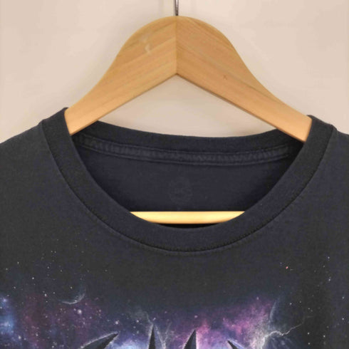 映画 ムービー アメコミ 宇宙 星 惑星 キャラクター ロゴ プリント クルーネック S/S Tシャツ メンズ import:XL