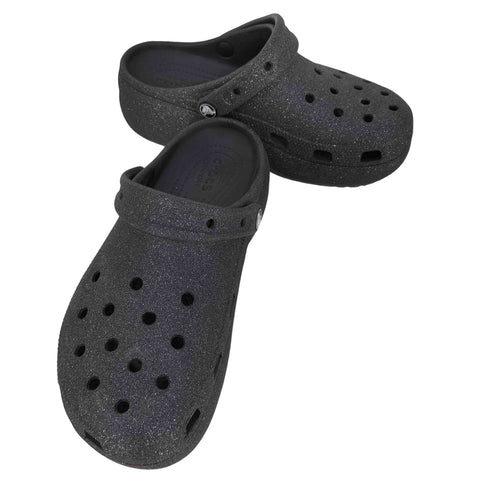 クロックス crocs クラシック プラットフォーム グリッター クロッグ レディース W8