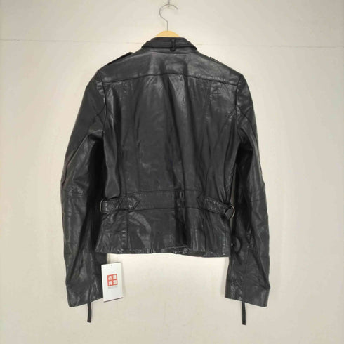 ギャップ Gap ツインジップデザインダブルレザーライダース レディース s