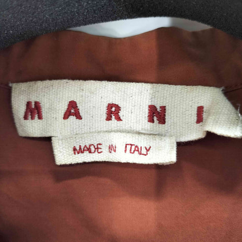 マルニ MARNI L/S ノーカラーティアードシャツワンピース レディース FR:36