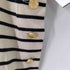クロエ Chloe サイド金ボタン ボーダータンクトップ レディース import:S