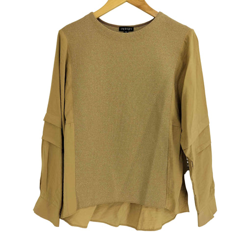 インディヴィ INDIVI 【洗える/パーソナルカラー】トーンアップニット レディース 38