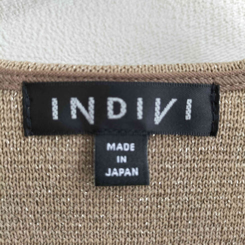 インディヴィ INDIVI 【洗える/パーソナルカラー】トーンアップニット レディース 38