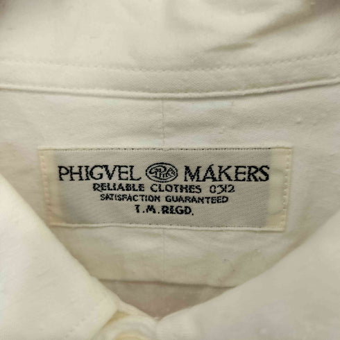 フィグベルメーカーズアンドコー PHIGVEL MAKERS & Co. ネップ仕立て オックスフォードシャツ メンズ JPN:2