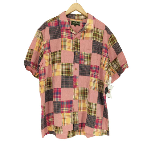 エディーバウアー Eddie Bauer チェックパッチワークシャツ メンズ L