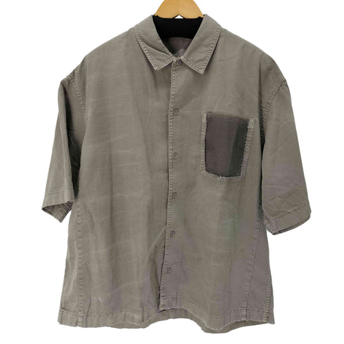 ザラ ZARA フロントポケット S/S シャツ メンズ import:L