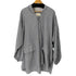 ANAAK SIRSA STRIPE HOODED TOP ストライプフーデッドシャツ レディース JPN:1