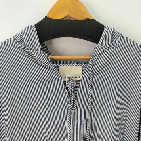 ANAAK SIRSA STRIPE HOODED TOP ストライプフーデッドシャツ レディース JPN:1