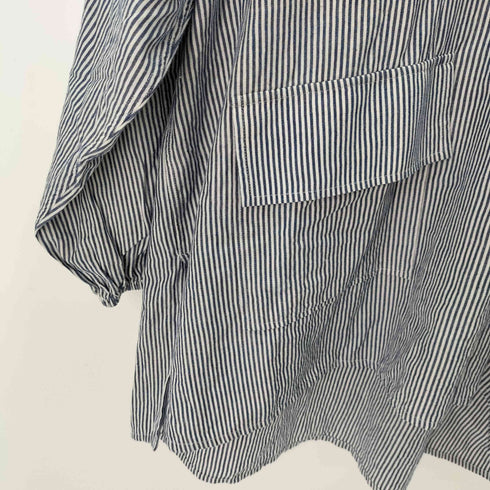 ANAAK SIRSA STRIPE HOODED TOP ストライプフーデッドシャツ レディース JPN:1