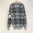 LE TIGRE MADE IN USA アーガイル柄ニットポロ メンズ XL
