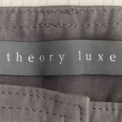 セオリーリュクス theory luxe RINSIN ECO CRUNCH WASH リネン ストレッチ テーパード パンツ レディース JPN:42