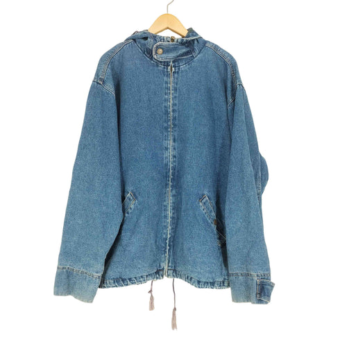 セントジョンズベイ STJOHNS BAY 90S フーデッドデニムボンバージャケット メンズ XL