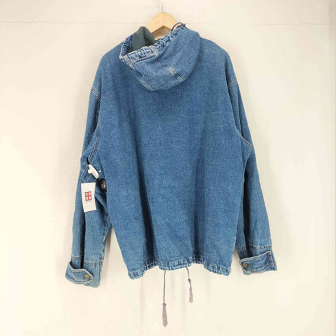 セントジョンズベイ STJOHNS BAY 90S フーデッドデニムボンバージャケット メンズ XL