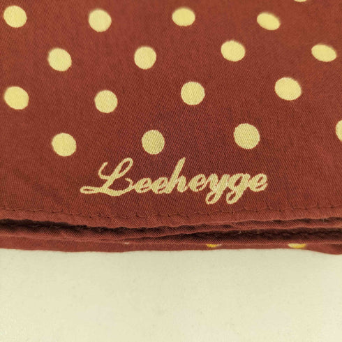 LEEHEYGE ドット柄スカーフ メンズ