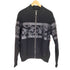 ヴェルサーチ VERSACE レザー装飾デザインドライバーズニット メンズ 46