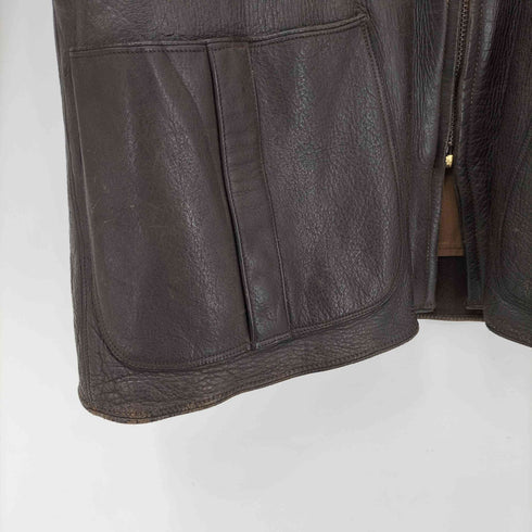 50S la crosse gloves レザーフリンジジャケット メンズ