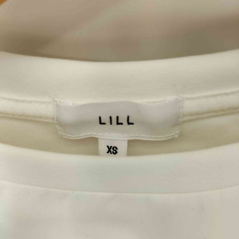 リル LILL サイドスリットコットンポンチビッグシルエット5分袖ドレープカットソー メンズ JPN:XS