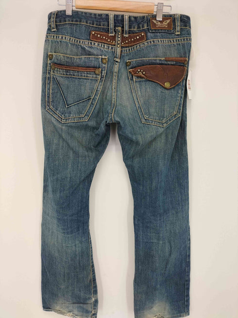 ROBIN'S JEAN 別布パッチ デニムパンツ メンズ 32