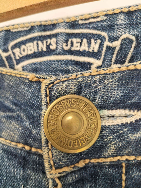 ROBIN'S JEAN 別布パッチ デニムパンツ メンズ 32