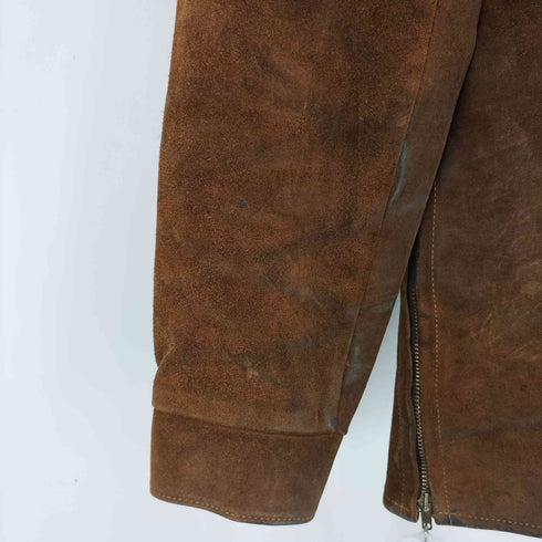 50S WEATERN LEATHER WEAR スエード レースアッププルオーバー メンズ