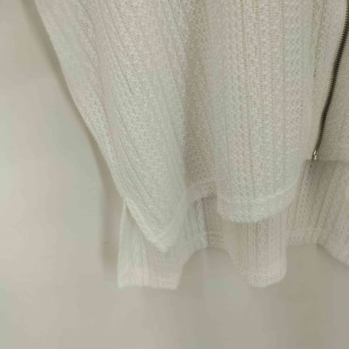 リル LILL ルーズシルエットシアーメッシュメタルZIPカーディガン メンズ JPN:S