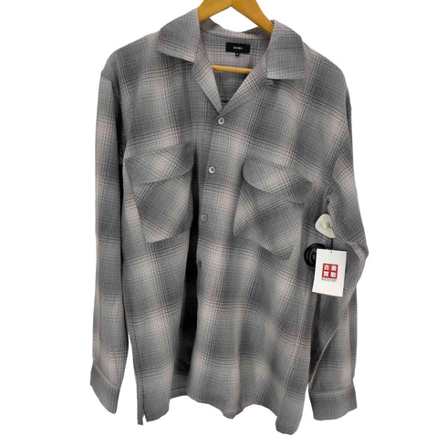 ビームス BEAMS オンブレチェック オープンカラーシャツ メンズ JPN:M