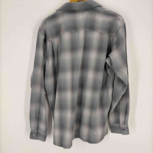 ビームス BEAMS オンブレチェック オープンカラーシャツ メンズ JPN:M