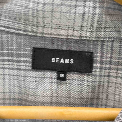 ビームス BEAMS オンブレチェック オープンカラーシャツ メンズ JPN:M