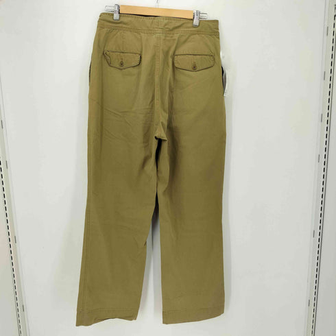 ダブルアールエルラルフローレン RRL RALPH LAUREN 90S USA製 ベルテッド タック ポプリンワイドパンツ メンズ 34/32