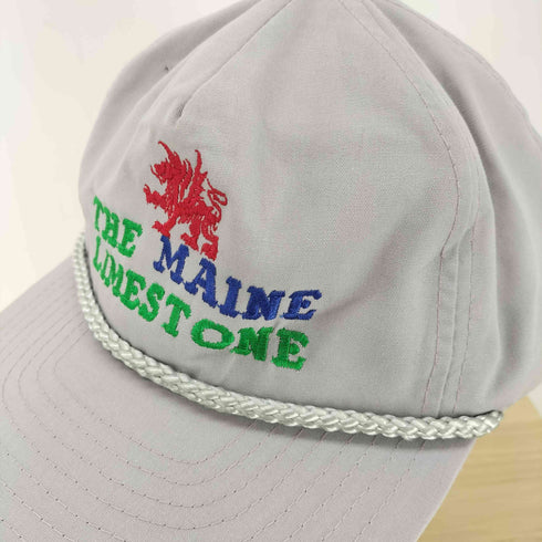 90S NISSIN CAP THE MAINE LIMESTONE 刺繍キャップ メンズ ONE SIZE