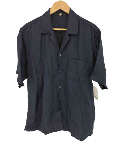 ムジルシリョウヒン 無印良品 リネン シルクオープンカラーシャツ メンズ JPN:XL