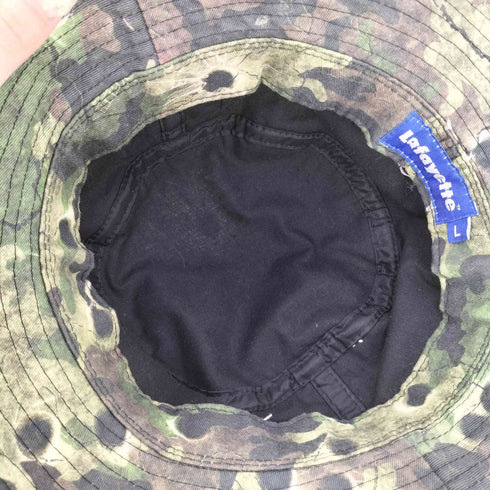 ラファイエット Lafayette × DEADLINE CHALK LINE CAMO BUCKET HAT チョーク ライン カモ バケットハット メンズ L