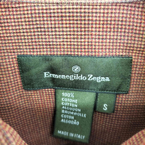 エルメネジルドゼニア Ermenegildo Zegna フロントポケット L/S シャツ メンズ import:S