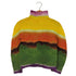イッセイミヤケミー ISSEY MIYAKE me BLURRED STRIPE スプラッシュペインティング グラデーション ハイネック プリーツ ロングスリーブTシャツ レディース