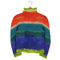 イッセイミヤケミー ISSEY MIYAKE me BLURRED STRIPE スプラッシュペインティング グラデーション ハイネック プリーツ ロングスリーブTシャツ レディース