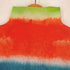 イッセイミヤケミー ISSEY MIYAKE me BLURRED STRIPE スプラッシュペインティング グラデーション ハイネック プリーツ ロングスリーブTシャツ レディース