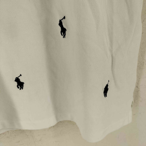 ポロラルフローレン POLO RALPH LAUREN CLASSIC FIT 総柄ポニー刺繍 ポロシャツ ビックサイズ メンズ import:XXL
