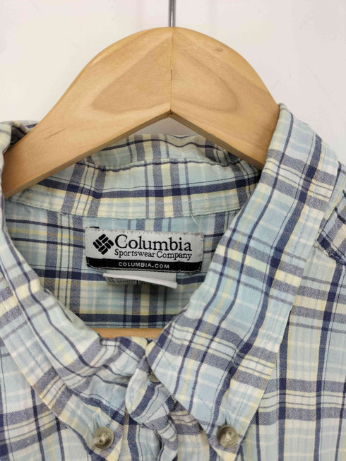 コロンビア Columbia チェック柄 ボタンダウンS/Sシャツ メンズ JPN:XL