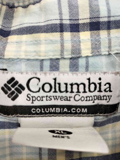 コロンビア Columbia チェック柄 ボタンダウンS/Sシャツ メンズ JPN:XL