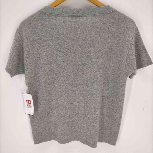 ジェイクルー J.CREW カシミヤ100% ハーフボタンS/Sニットトップス レディース import:S