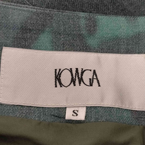 KOWGA カモ フリル ロング スカート レディース