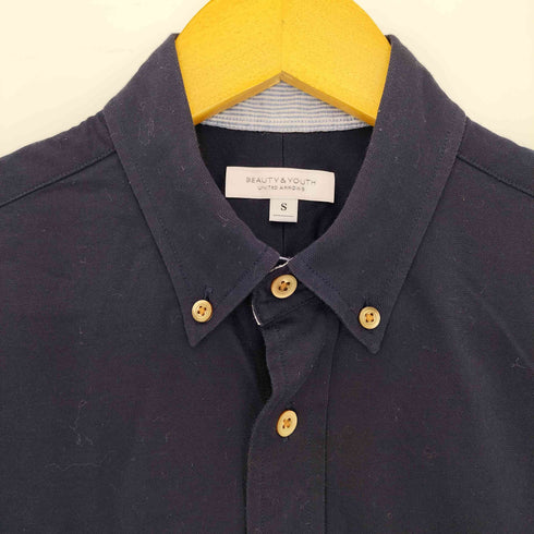 ビューティーアンドユースユナイテッドアローズ BEAUTY & YOUTH UNITED ARROWS COOLMAX スリム ボタンダウン ショートスリーブ シャツ メンズ JPN:S