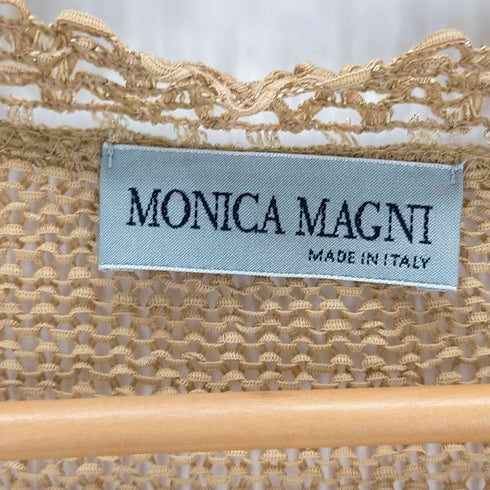 MONICA MAGNI イタリア製 コットン編みカーディガン レディース