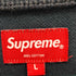 シュプリーム Supreme Striped Pique Crewneck メンズ import:L