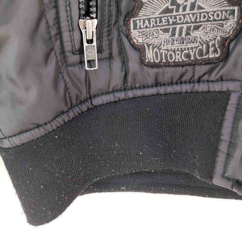 ハーレーダビッドソン HARLEY-DAVIDSON ワッペン刺繍 フーデッドジャケット メンズ import:M