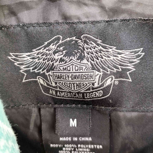 ハーレーダビッドソン HARLEY-DAVIDSON ワッペン刺繍 フーデッドジャケット メンズ import:M