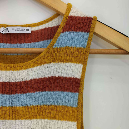 ザラ ZARA CROCHET STRAP TOP レディース import:L