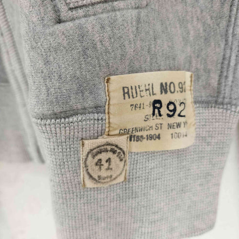 ルールナンバー RUEHL No.925 ダメージ加工ジップアップジャケット メンズ import:S