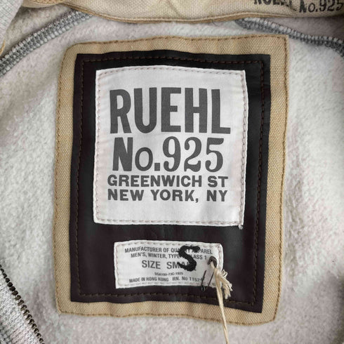 ルールナンバー RUEHL No.925 ダメージ加工ジップアップジャケット メンズ import:S