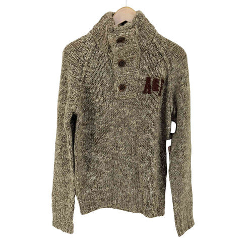 アバクロンビーアンドフィッチ Abercrombie & Fitch ショールカラーニット メンズ import:S